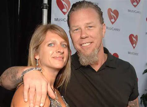 francesca tomasi|james hetfield and francesca tomasi.